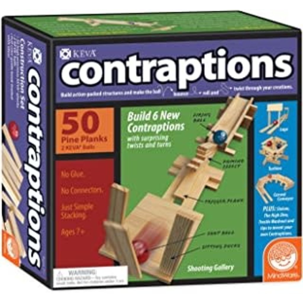 MindWare Keva Contraptions 50 PC Wood Plank Set Learn Through Play A9 for sale online 