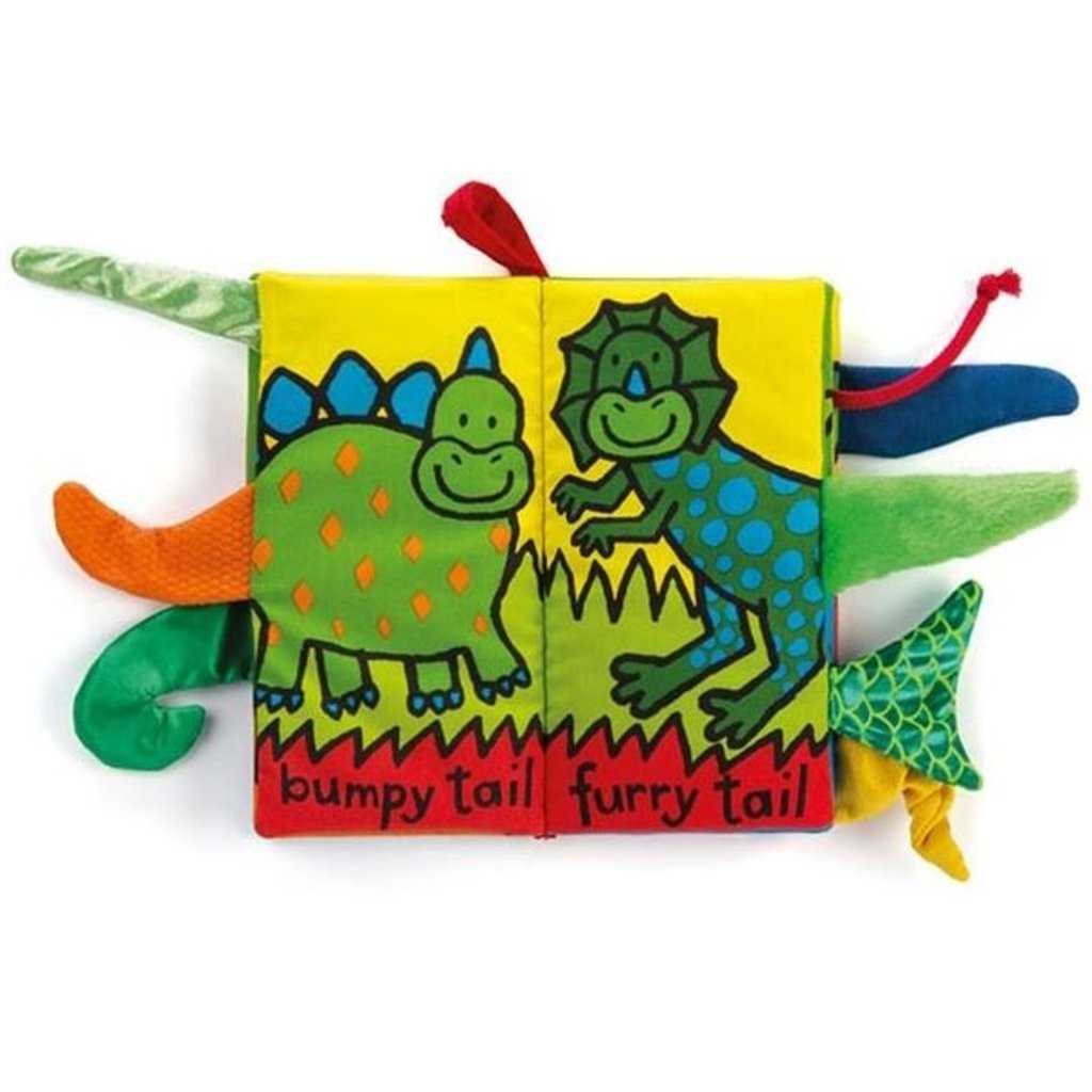 DINO TAILS SOFT BOOK JELLY CAT THE TOY STORE