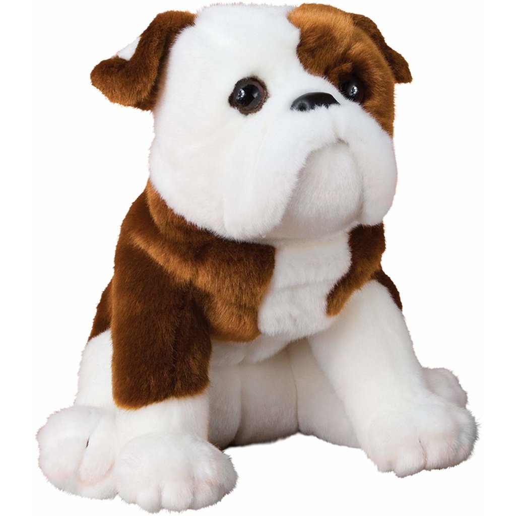realistic english bulldog stuffed animal
