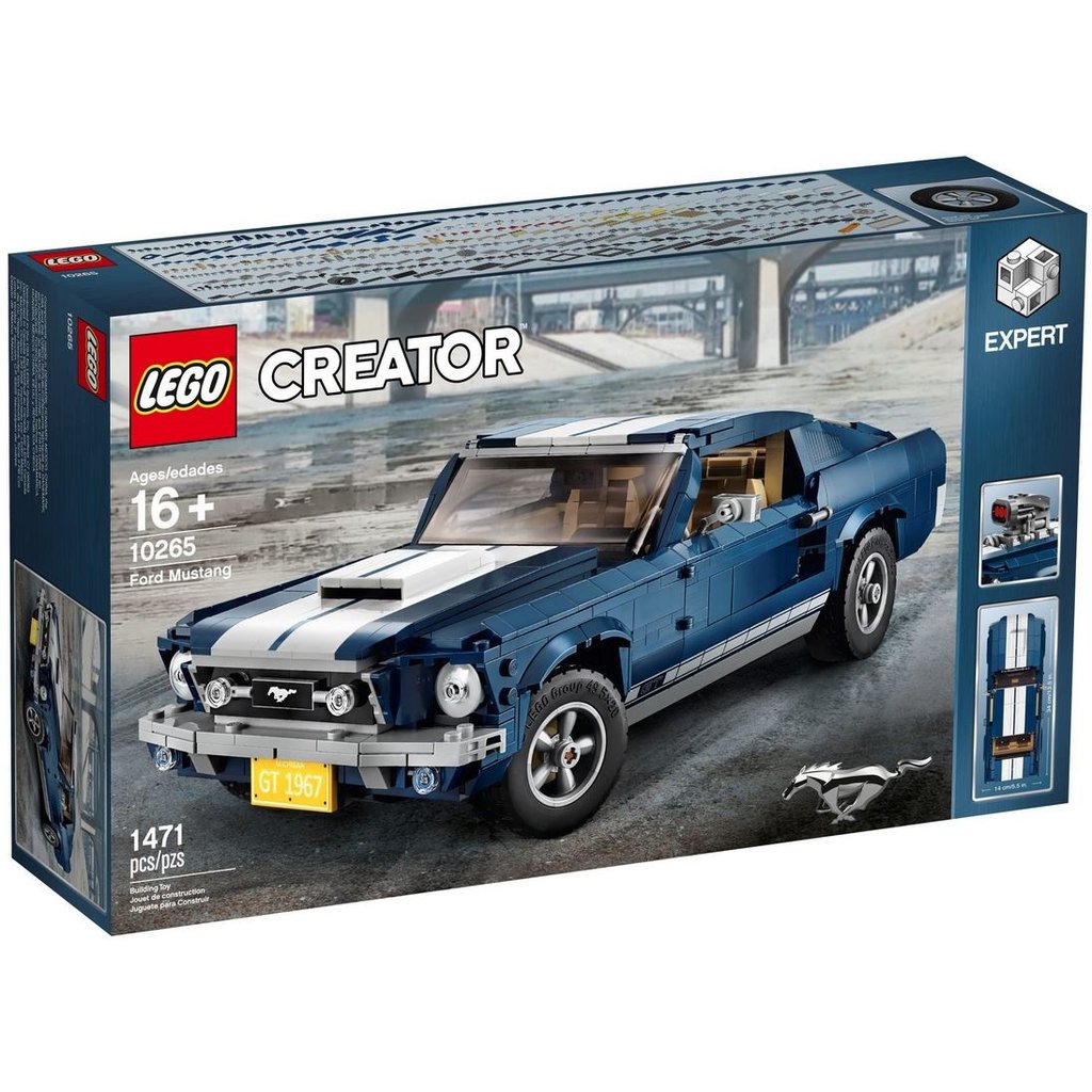  Audio Technics Sports Car for Lego Ford Mustang Shelby