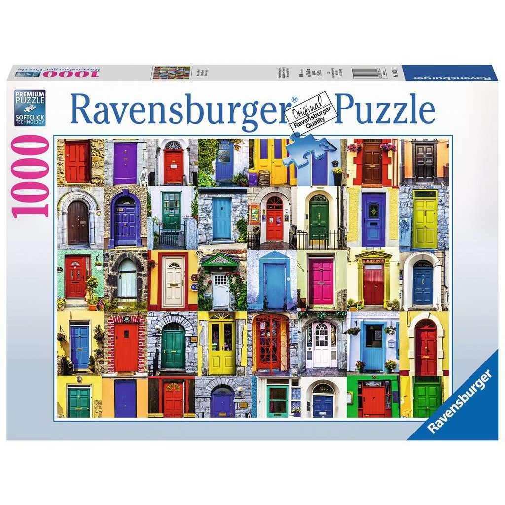 RAVENSBURGER USA DOORS OF THE WORLD 1000 PIECE PUZZLE