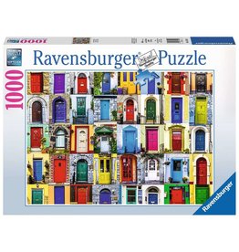 RAVENSBURGER USA DOORS OF THE WORLD 1000 PIECE PUZZLE