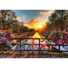 RAVENSBURGER USA BICYCLES IN AMSTERDAM 1000 PIECE PUZZLE