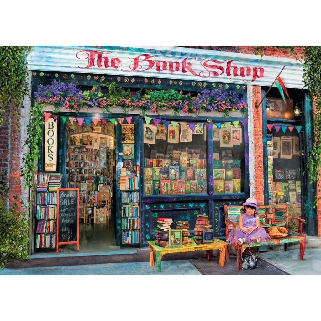 RAVENSBURGER USA BOOKSHOP 1000 PIECE PUZZLE