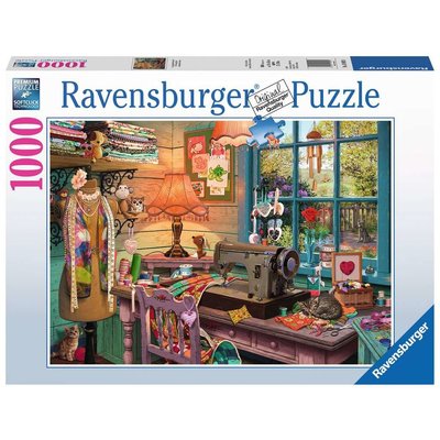 RAVENSBURGER USA THE SEWING SHED 1000 PIECE PUZZLE