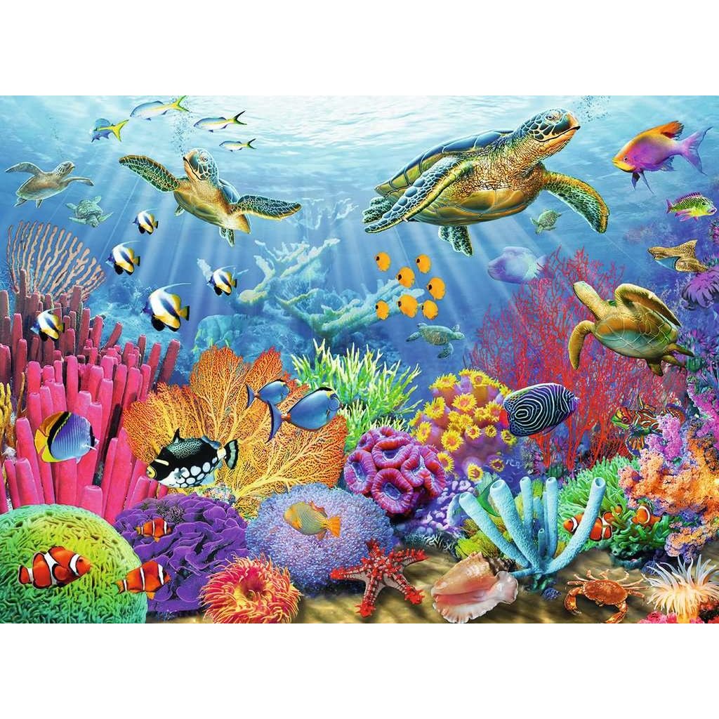 RAVENSBURGER USA TROPICAL WATERS 500 PIECE PUZZLE