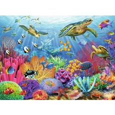 RAVENSBURGER USA TROPICAL WATERS 500 PIECE PUZZLE