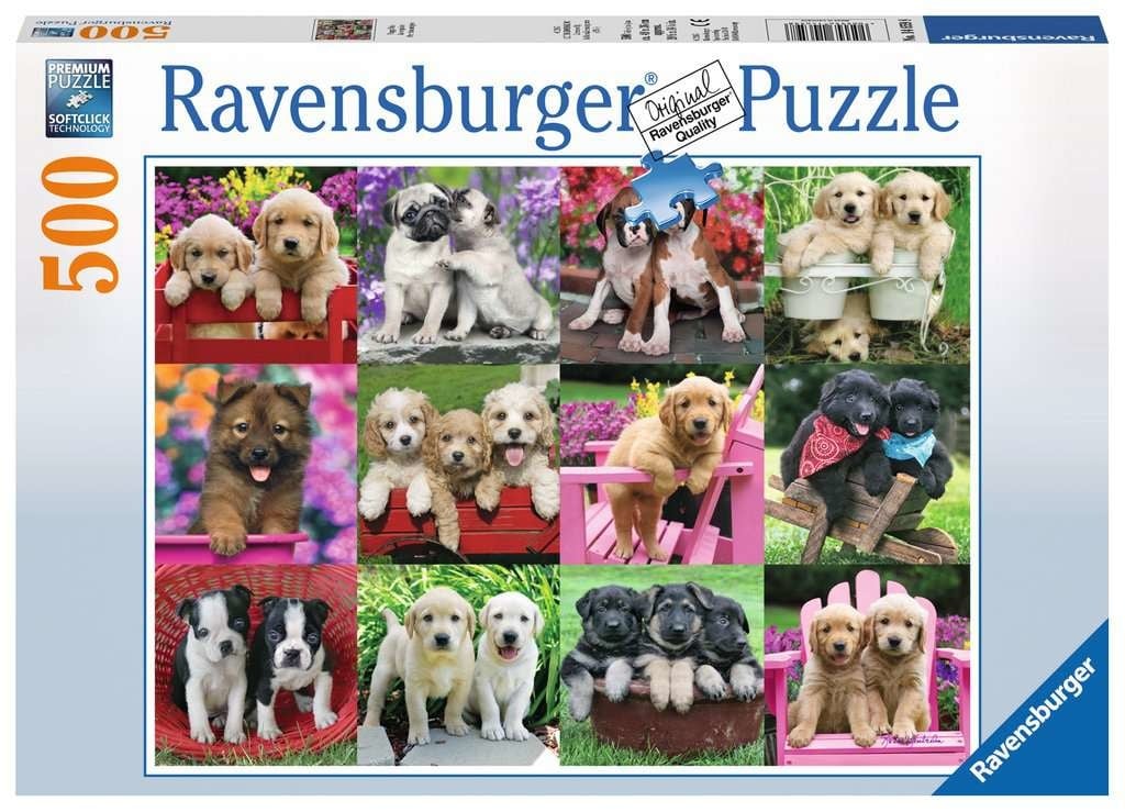PUPPY PALS 500 PIECE PUZZLE