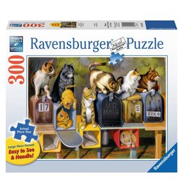 RAVENSBURGER USA CAT'S GOT MAIL 300 PIECE PUZZLE