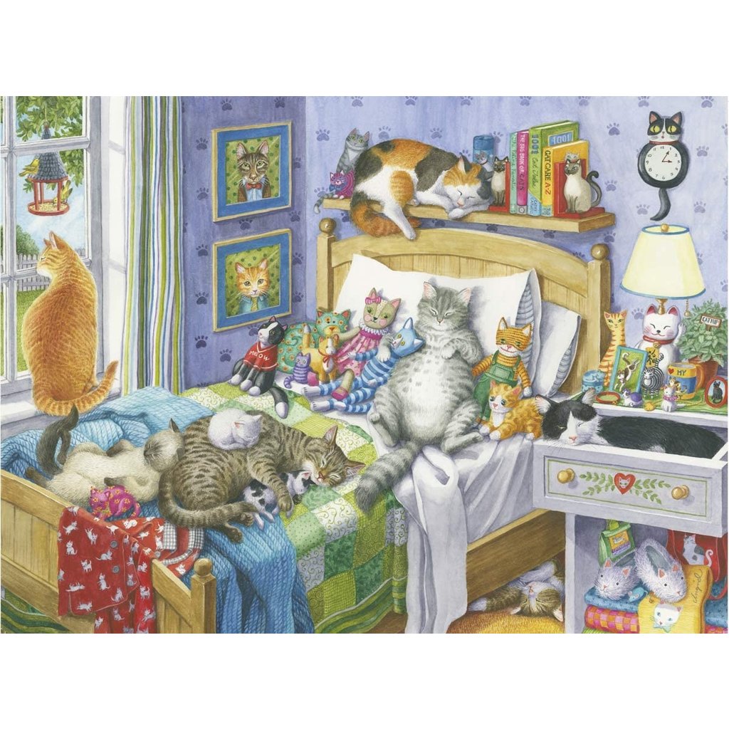 Cat Nap, Adult Puzzles, Jigsaw Puzzles, Products
