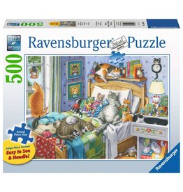 RAVENSBURGER USA CAT NAP 500 PIECE PUZZLE