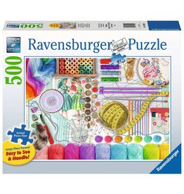 RAVENSBURGER USA NEEDLEWORK STATION 500 PIECE PUZZLE