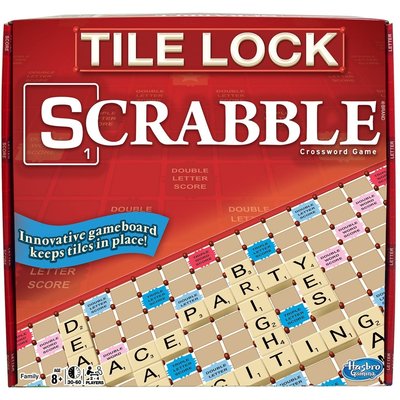 WINNING MOVES TILE LOCK TRAVEL SCRABBLE*