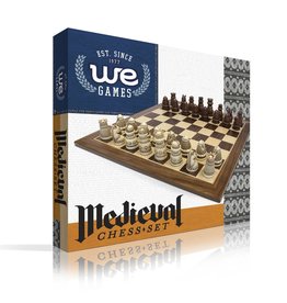 WOOD EXPRESSIONS MEDIEVAL CHESS SET