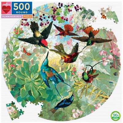 EEBOO HUMMINGBIRDS 500 PIECE PUZZLE