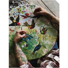 EEBOO HUMMINGBIRDS 500 PIECE PUZZLE