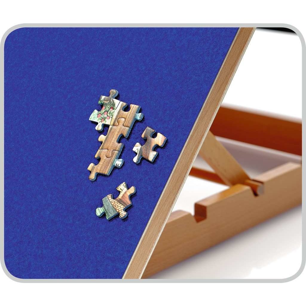 Adjustable Jigsaw Puzzle Board with Cover, Wooden Puzzle Easel Board for  Adults