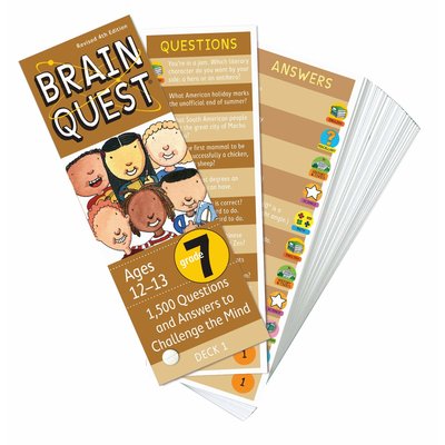 WORKMAN PUBLISHING BRAIN QUEST CARDS GRADE 7 (MAY 9, 2023)