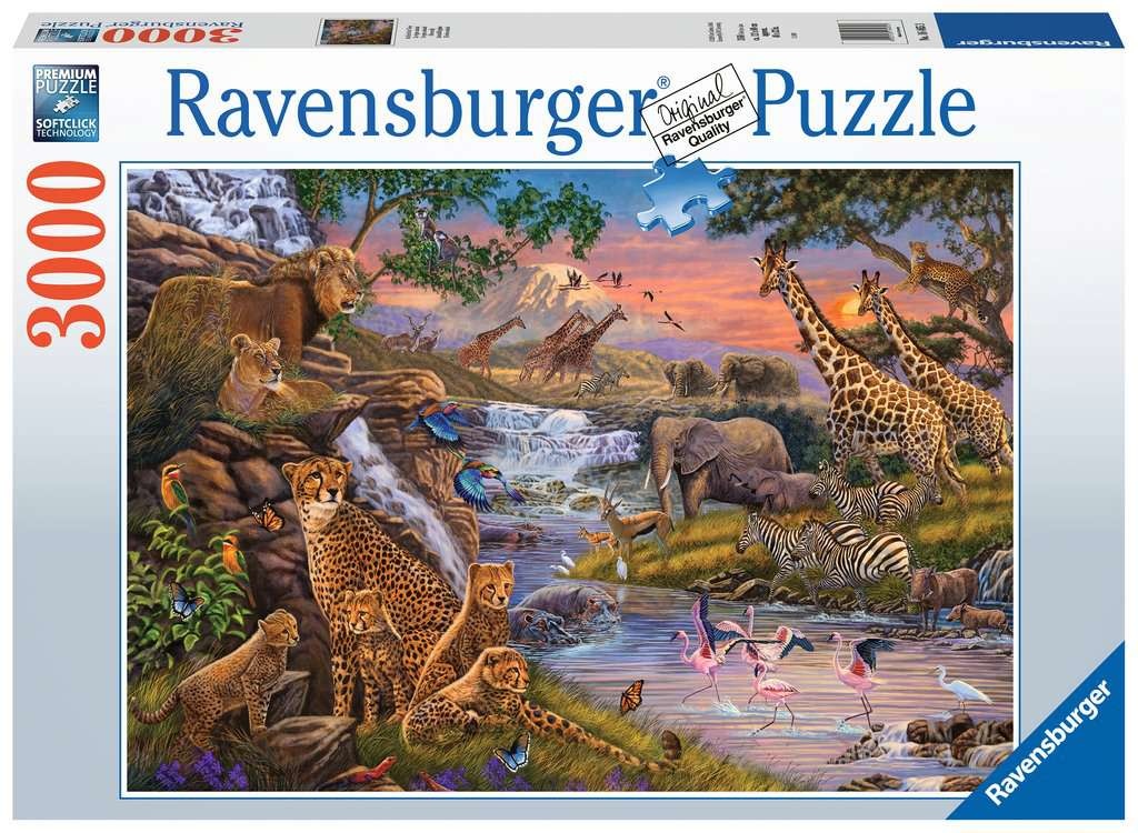 Ravensburger 1500 Piece Jigsaw Puzzle THE PORTAL Zoo Animals