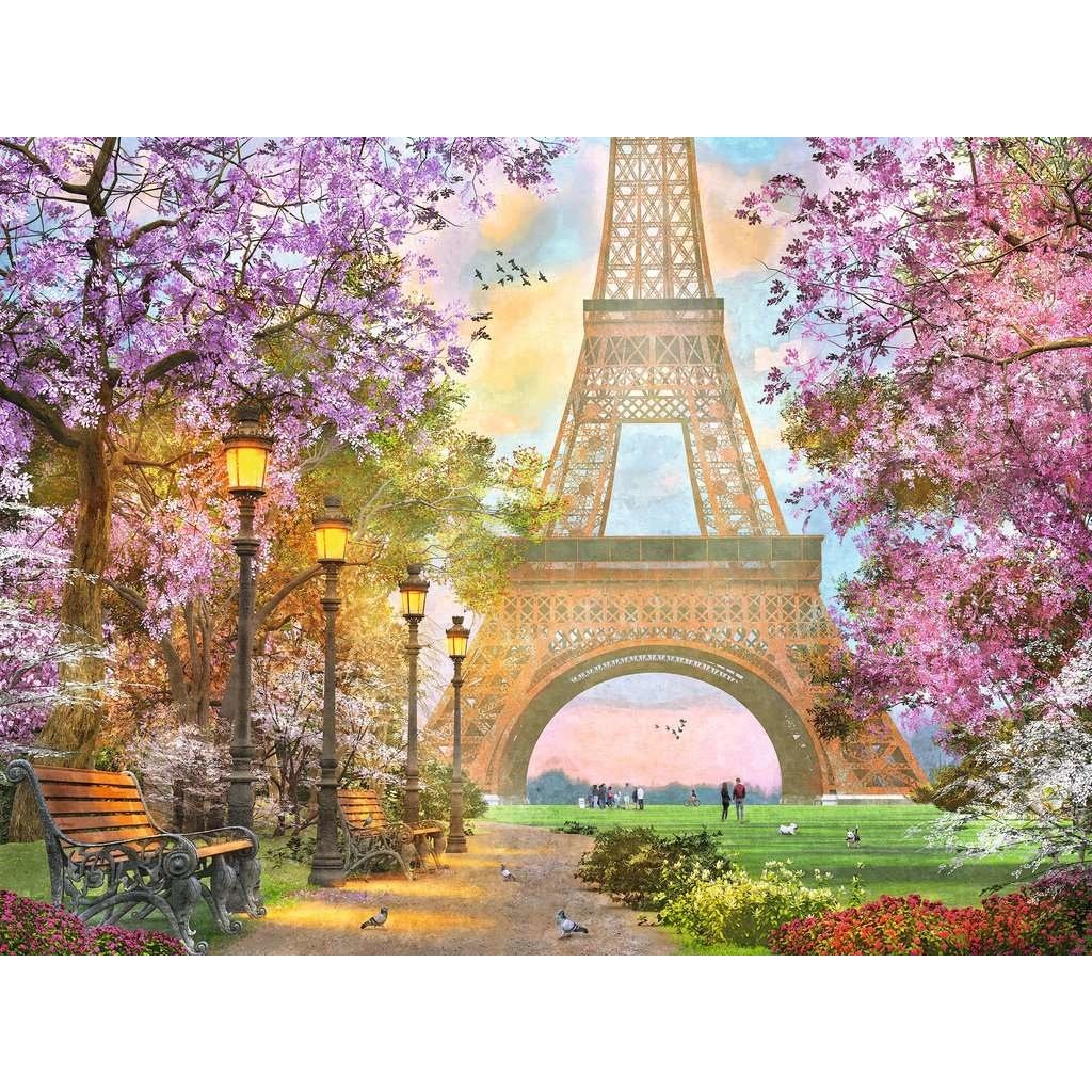 RAVENSBURGER USA PARIS ROMANCE 1500 PIECE PUZZLE