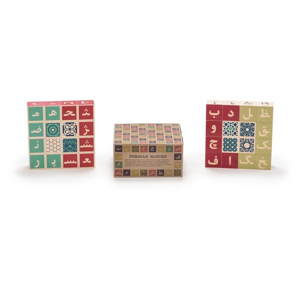 UNCLE GOOSE LINDENWOOD FOREIGN ALPHABET BLOCKS (ASIA)