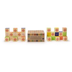 UNCLE GOOSE LINDENWOOD FOREIGN ALPHABET BLOCKS (ASIA)