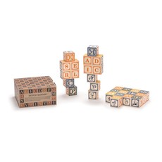 UNCLE GOOSE LINDENWOOD FOREIGN ALPHABET BLOCKS (EUROPE)