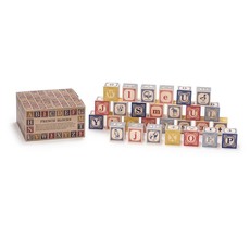 UNCLE GOOSE LINDENWOOD FOREIGN ALPHABET BLOCKS (EUROPE)