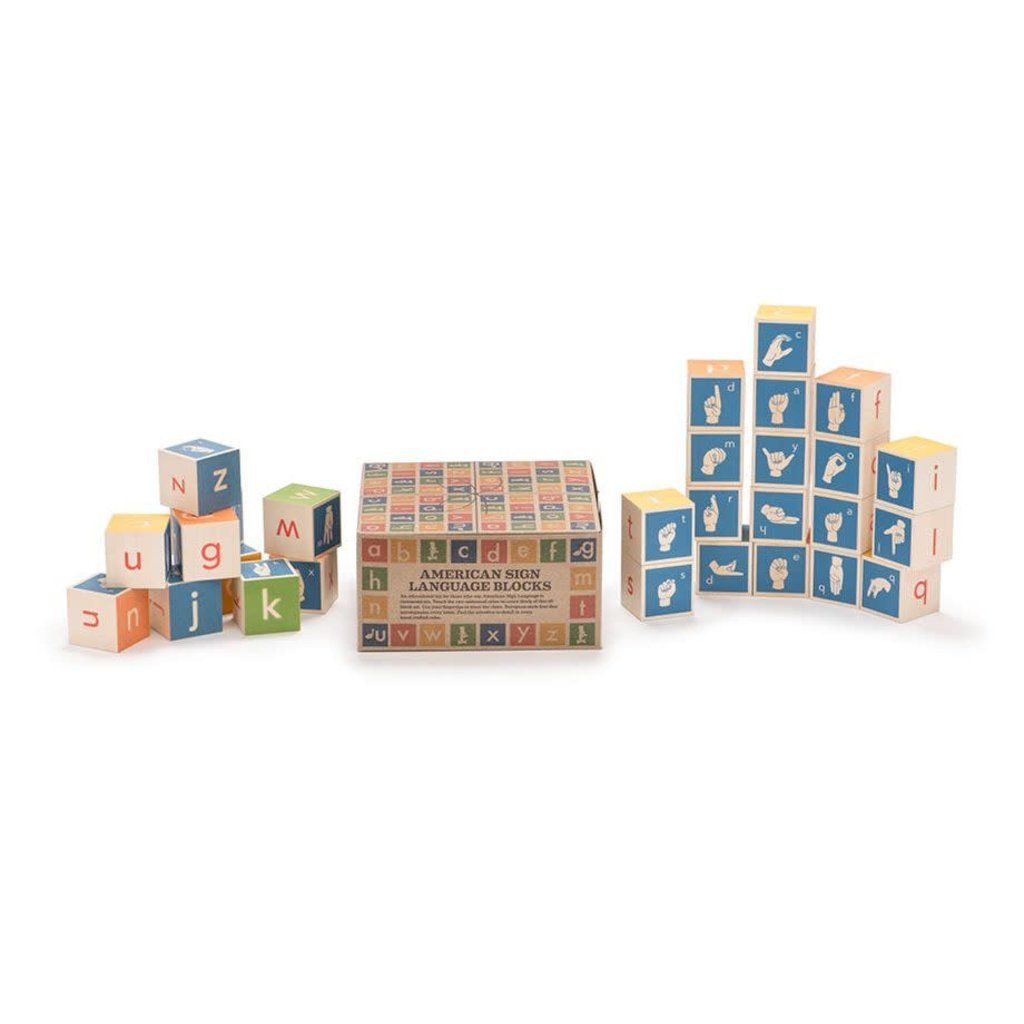 UNCLE GOOSE LINDENWOOD FOREIGN ALPHABET BLOCKS (NORTH AM.)