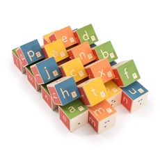 UNCLE GOOSE LINDENWOOD FOREIGN ALPHABET BLOCKS (NORTH AM.)