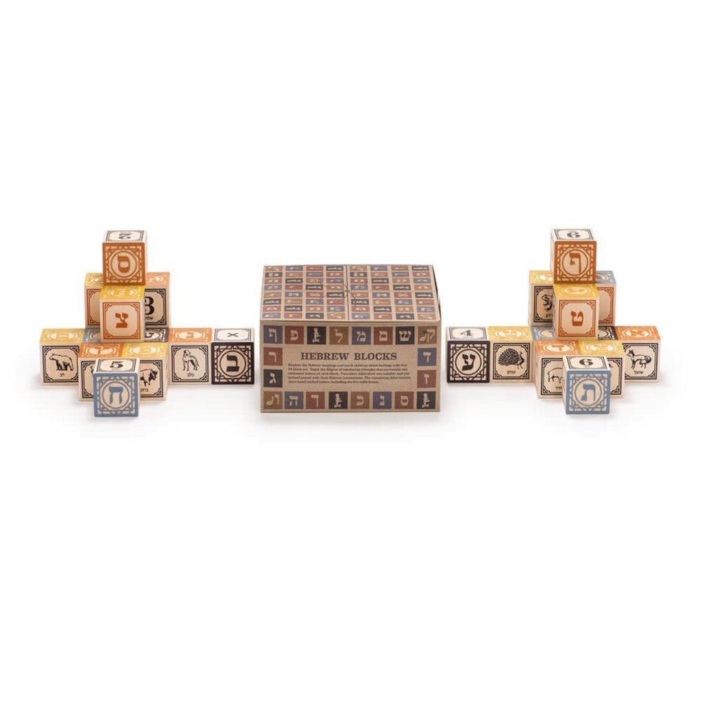 UNCLE GOOSE LINDENWOOD FOREIGN ALPHABET BLOCKS (ASIA)