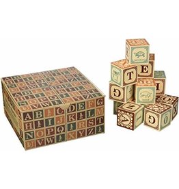 UNCLE GOOSE LINDENWOOD FOREIGN ALPHABET BLOCKS (EUROPE)