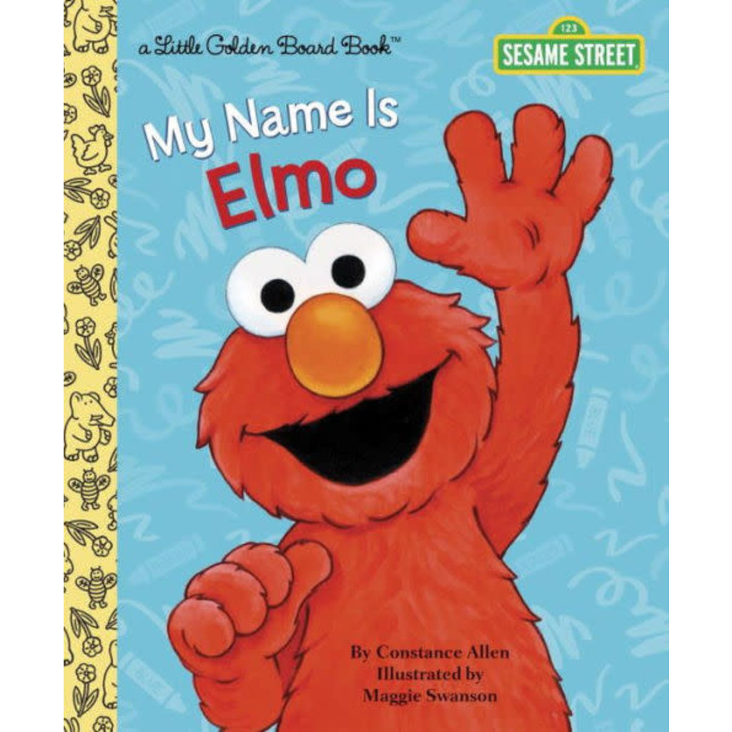 Elmo toy Muppet Sesame Street sticker decal 3" x 5" 