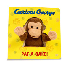 HOUGHTON MIFFLIN CURIOUS GEORGE PAT-A-CAKE! W/ PUPPET