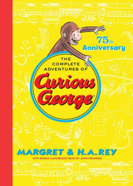 CURIOUS GEORGE COMPLETE ADVENTURES OF 75TH ANNIVERSARY HB REY