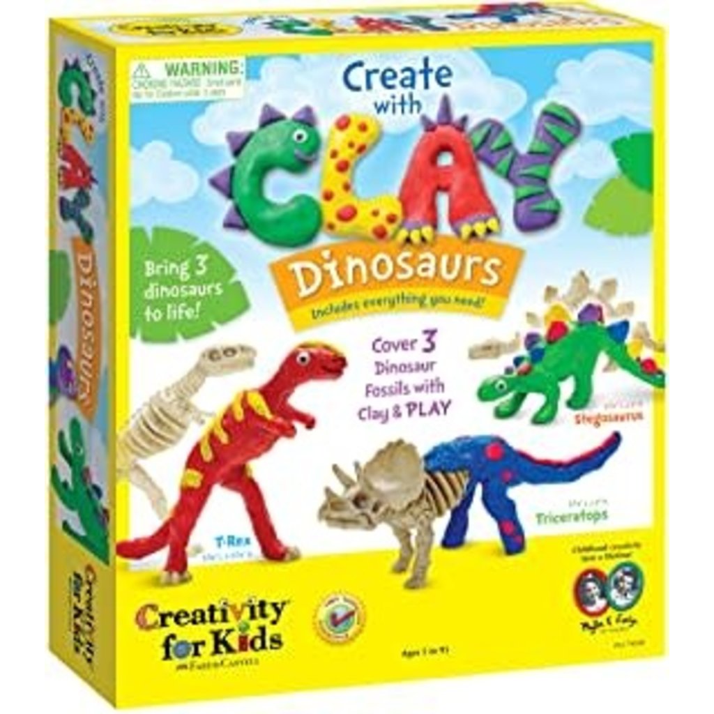 CREATIVITY FOR KIDS CREATE WITH CLAY DINOSAURS