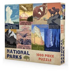 GIBBS SMITH NATIONAL PARKS PUZZLE 1000 PC
