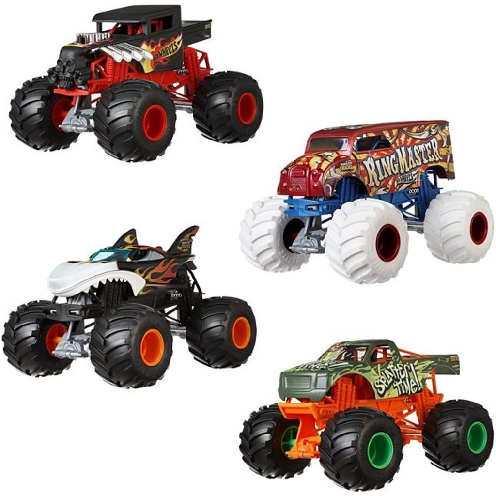 Hot wheels Monster Truck Dino Pack 2 1:64 Multicolor