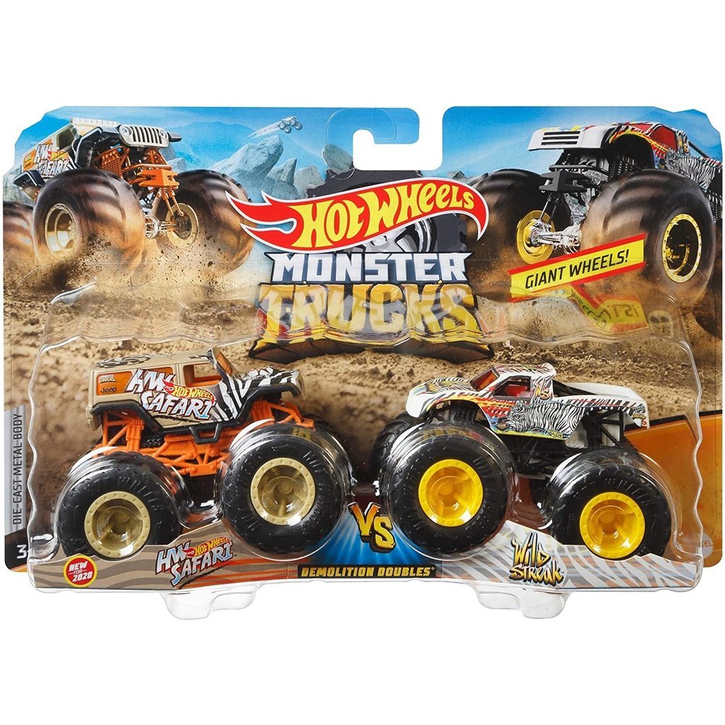 HOT WHEELS HOT WHEELS MONSTER TRUCKS 2 PACK