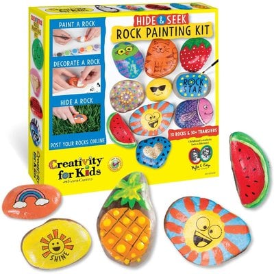 CREATIVITY FOR KIDS HIDE & SEEK ROCK PAINTING