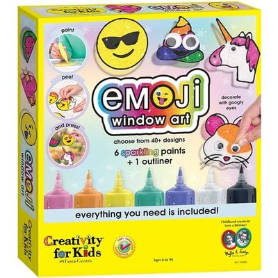 CREATIVITY FOR KIDS EMOJI WINDOW ART*
