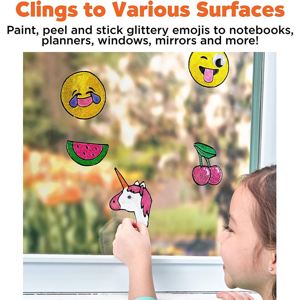 CREATIVITY FOR KIDS EMOJI WINDOW ART*