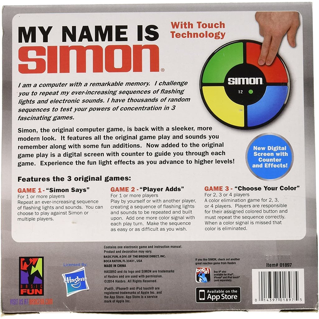 Simon Electronic Memory Game by Hasbro 2013 -tested for sale online