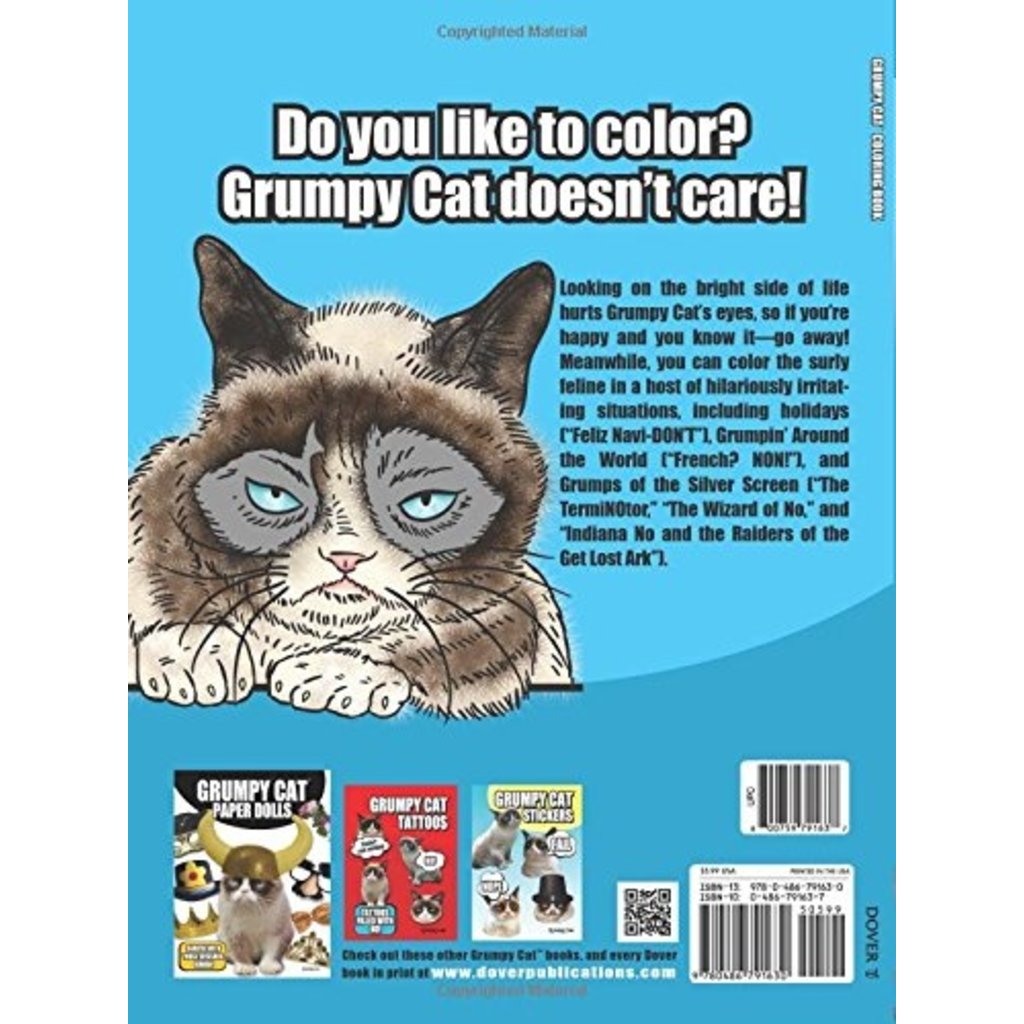 GRUMPY CAT COLORING BOOK THE TOY STORE