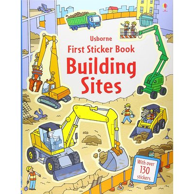 USBORNE FIRST STICKER BOOK BUILDING SITES*