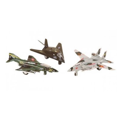 MASTER TOY MILITARY JET WITH LIGHT & SOUND DIE CAST