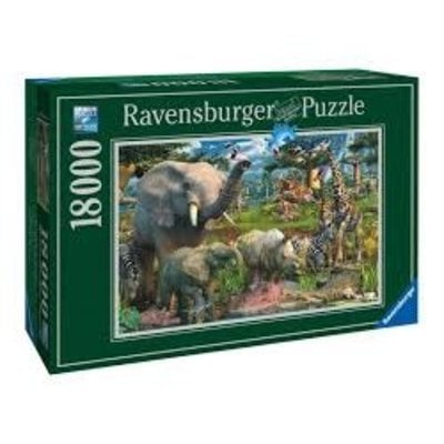 RAVENSBURGER USA AT THE WATERHOLE 18000 PIECE PUZZLE