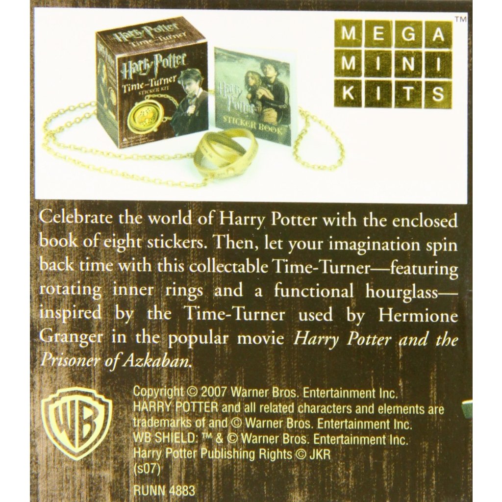 RUNNING PRESS HARRY POTTER TIME TURNER MINI KIT