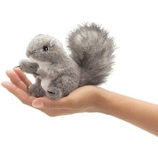 FOLKMANIS INC MINI GRAY SQUIRREL FINGER PUPPET