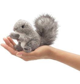 FOLKMANIS INC MINI GRAY SQUIRREL FINGER PUPPET